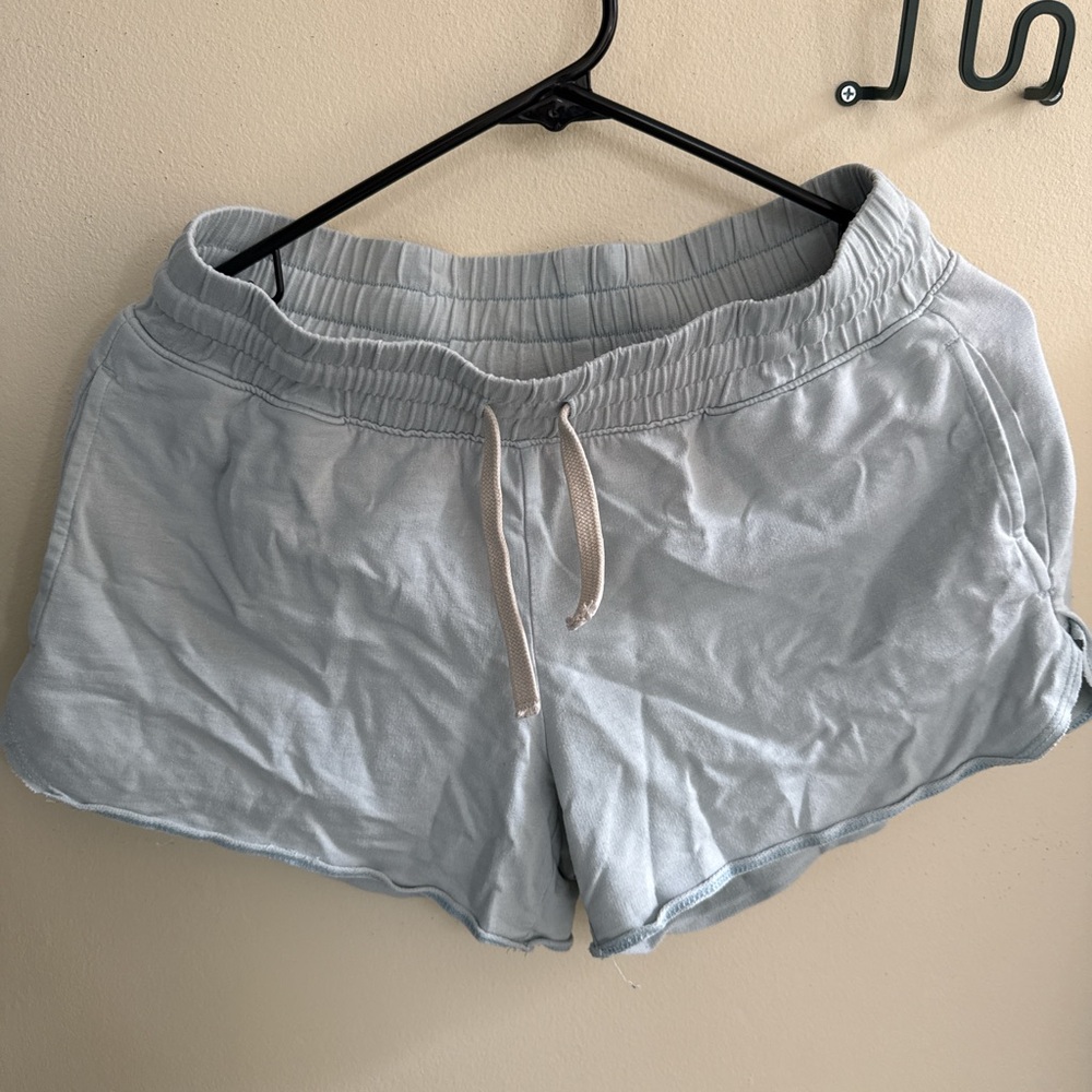 Women's Light Blue Casual Shorts